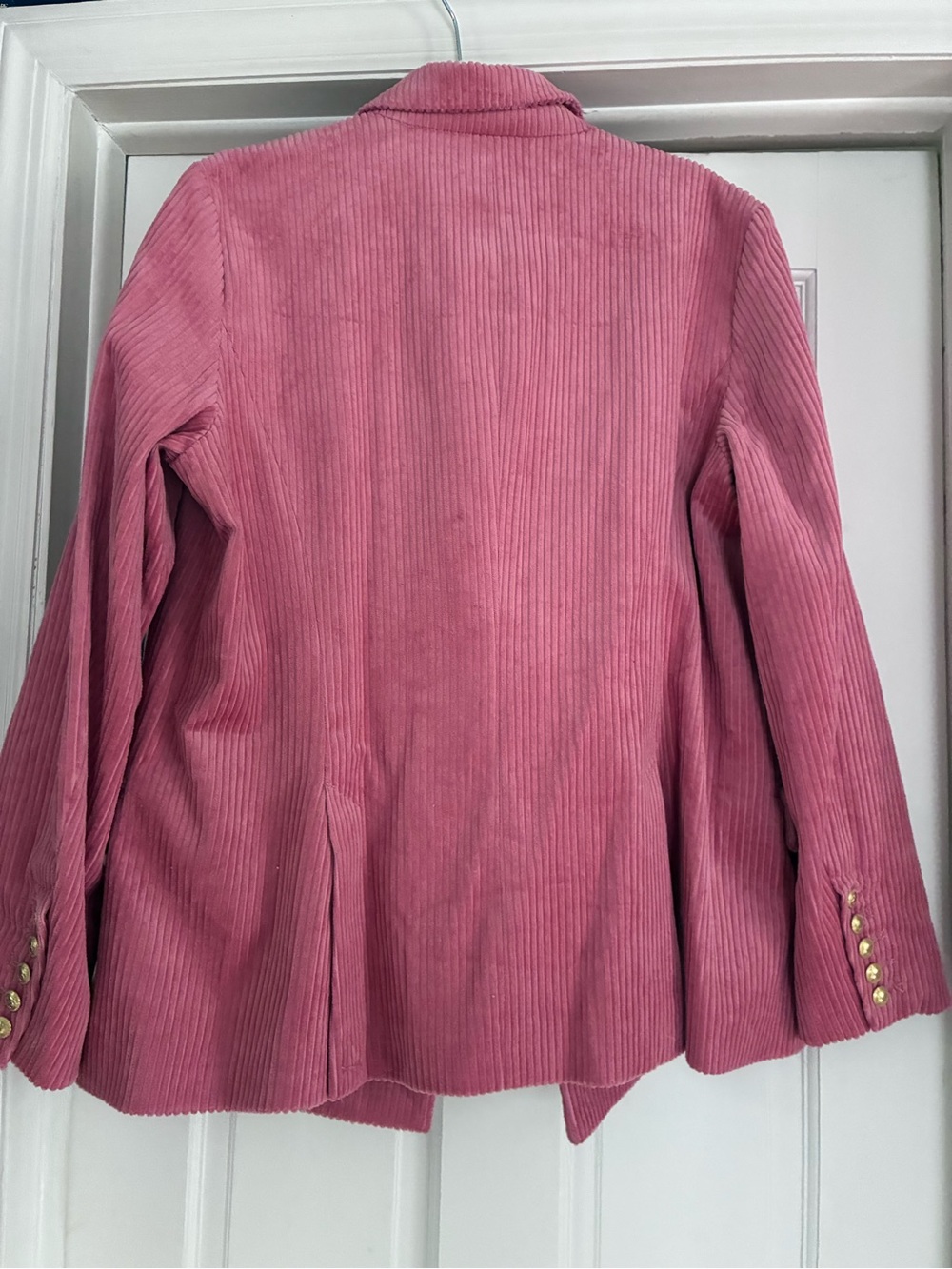 Rowing Blazers + Target - Pink Corduroy Double-Breasted Blazer with Gold Buttons - Picture 2 of 7